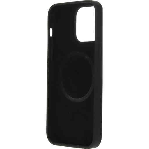 Mobiparts Silicone  Cover Apple iPhone 14 Pro Max Black (Magsafe Compatible)