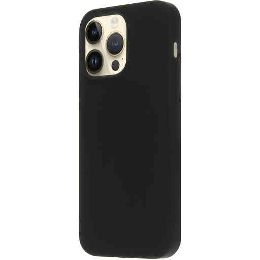 Mobiparts Silicone  Cover Apple iPhone 14 Pro Max Black (Magsafe Compatible)