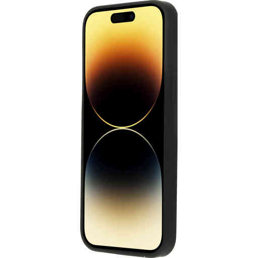 Mobiparts Silicone  Cover Apple iPhone 14 Pro Max Black (Magsafe Compatible)