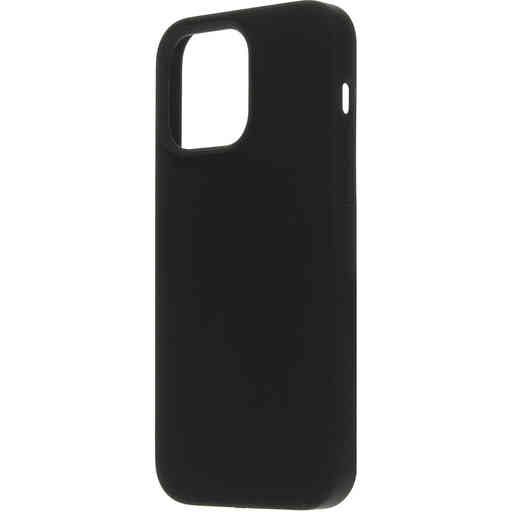 Mobiparts Silicone  Cover Apple iPhone 14 Pro Max Black (Magsafe Compatible)