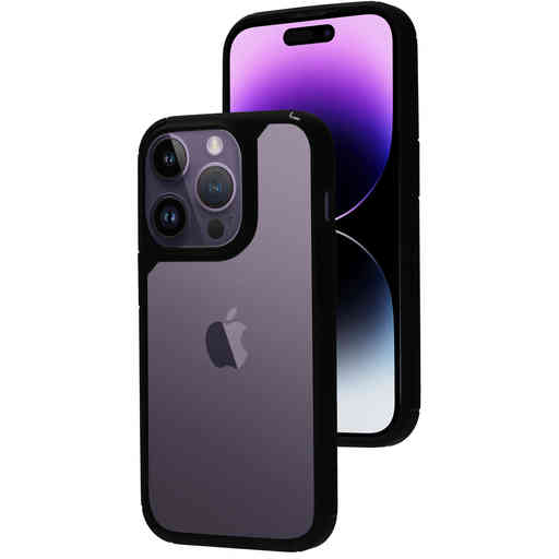 Mobiparts Rugged Clear Case Apple iPhone 14 Pro Black