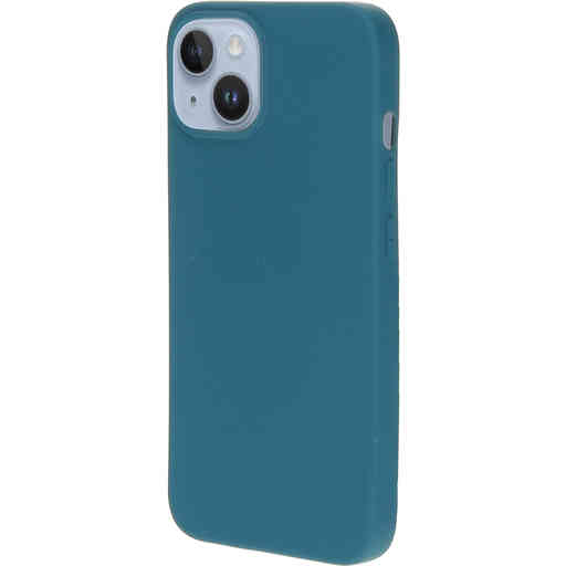 Mobiparts Silicone Cover Apple iPhone 14 Blueberry Blue