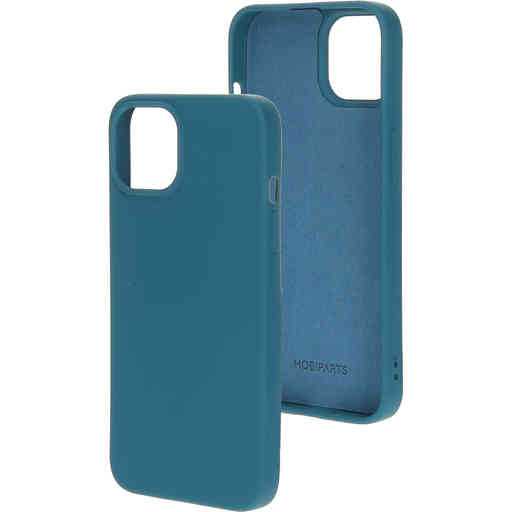 Mobiparts Silicone Cover Apple iPhone 14 Blueberry Blue