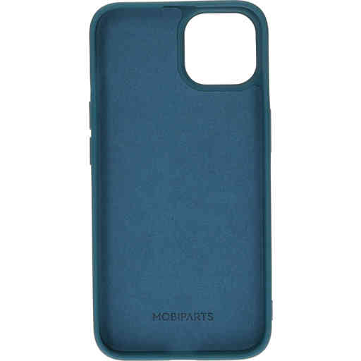 Mobiparts Silicone Cover Apple iPhone 14 Blueberry Blue