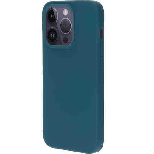 Mobiparts Silicone Cover Apple iPhone 14 Pro Blueberry Blue