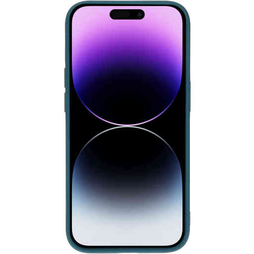 Mobiparts Silicone Cover Apple iPhone 14 Pro Blueberry Blue