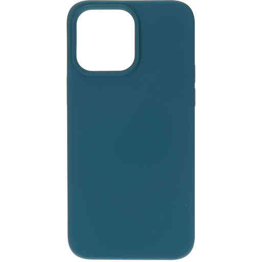 Mobiparts Silicone Cover Apple iPhone 14 Pro Max Blueberry Blue