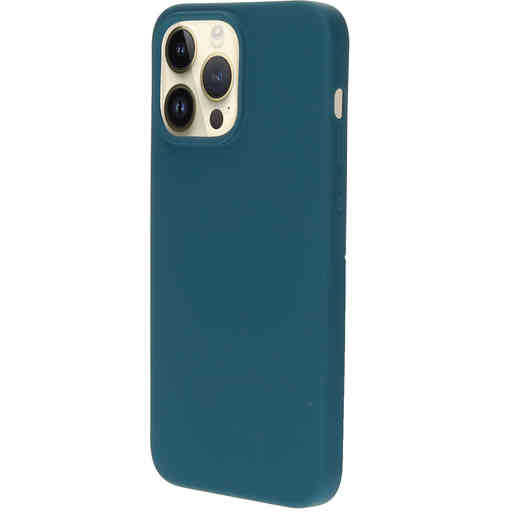 Mobiparts Silicone Cover Apple iPhone 14 Pro Max Blueberry Blue