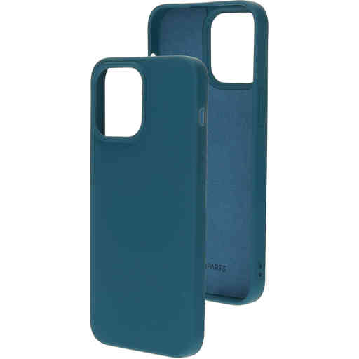 Mobiparts Silicone Cover Apple iPhone 14 Pro Max Blueberry Blue