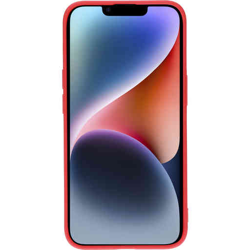 Mobiparts Silicone Cover Apple iPhone 14 Scarlet Red