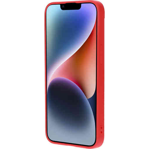 Mobiparts Silicone Cover Apple iPhone 14 Scarlet Red