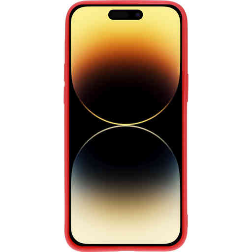 Mobiparts Silicone Cover Apple iPhone 14 Pro Max Scarlet Red