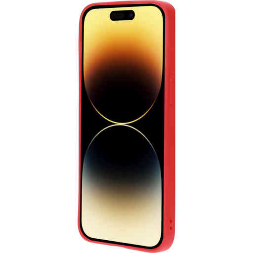 Mobiparts Silicone Cover Apple iPhone 14 Pro Max Scarlet Red
