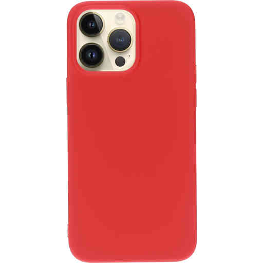 Mobiparts Silicone Cover Apple iPhone 14 Pro Max Scarlet Red