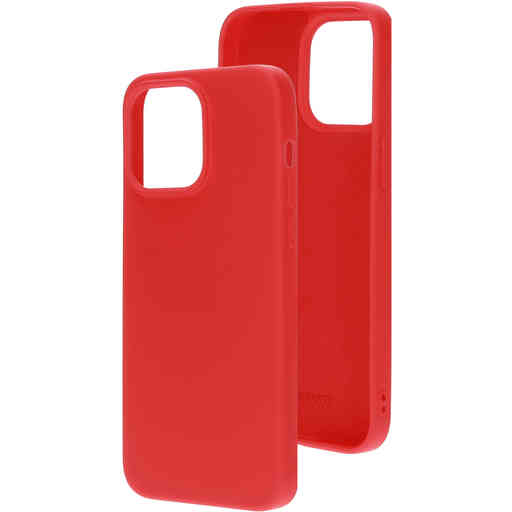 Mobiparts Silicone Cover Apple iPhone 14 Pro Max Scarlet Red