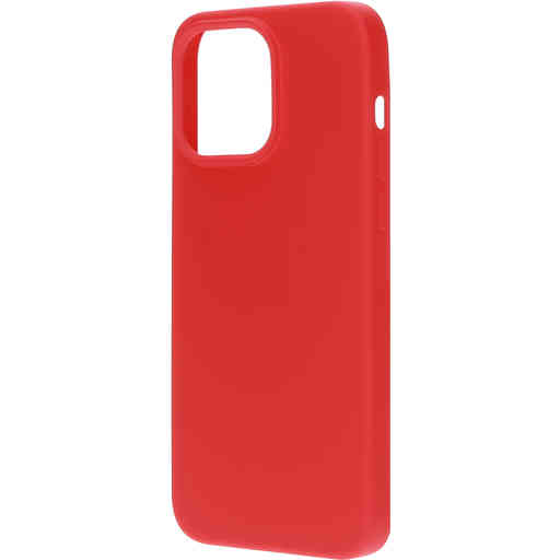 Mobiparts Silicone Cover Apple iPhone 14 Pro Max Scarlet Red