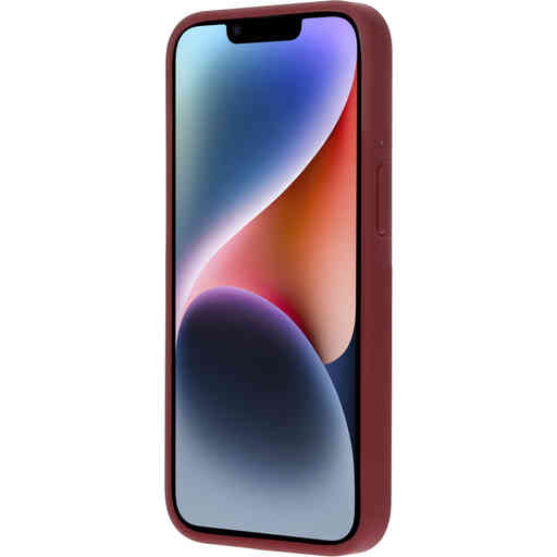 Mobiparts Silicone Cover Apple iPhone 14 Plum Red