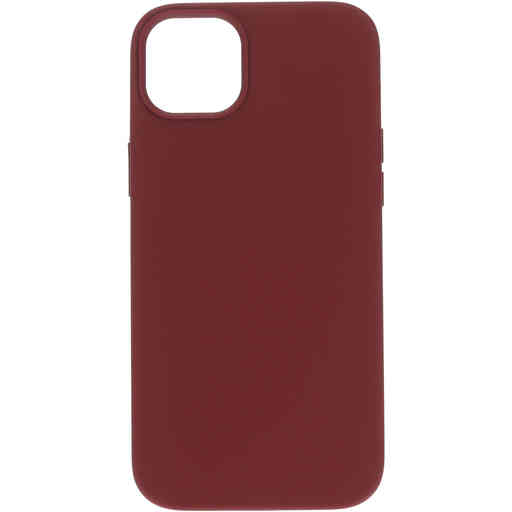 Mobiparts Silicone Cover Apple iPhone 14 Plus Plum Red