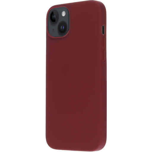 Mobiparts Silicone Cover Apple iPhone 14 Plus Plum Red