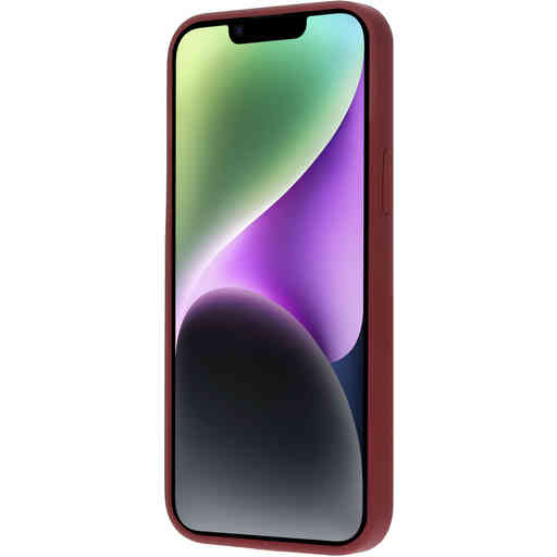 Mobiparts Silicone Cover Apple iPhone 14 Plus Plum Red