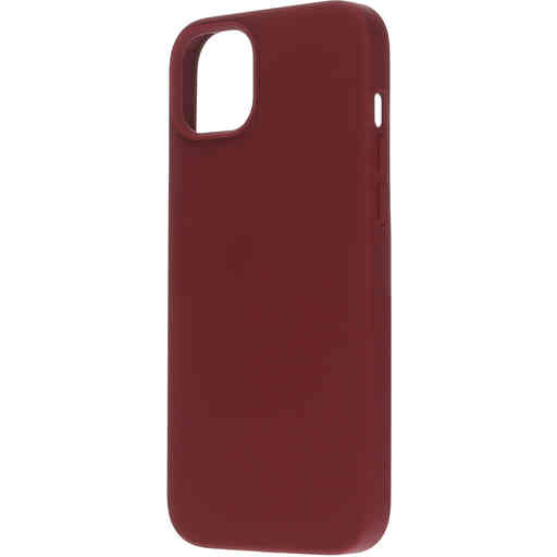Mobiparts Silicone Cover Apple iPhone 14 Plus Plum Red