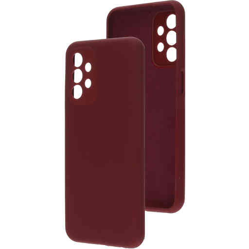 Mobiparts Silicone Cover Samsung Galaxy A23 5G (2022) Plum Red