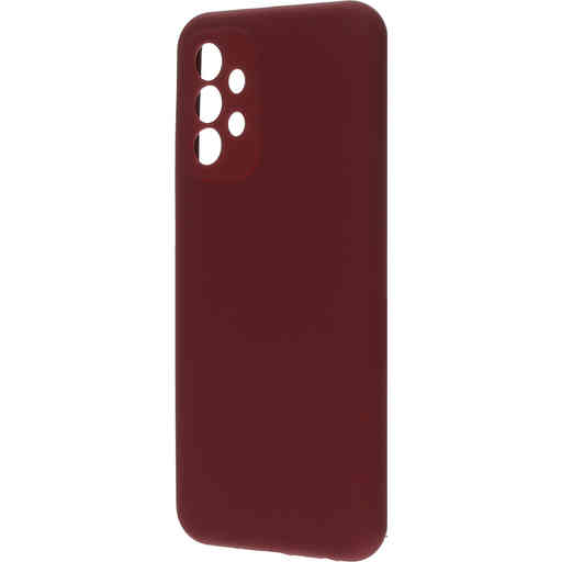 Mobiparts Silicone Cover Samsung Galaxy A23 5G (2022) Plum Red