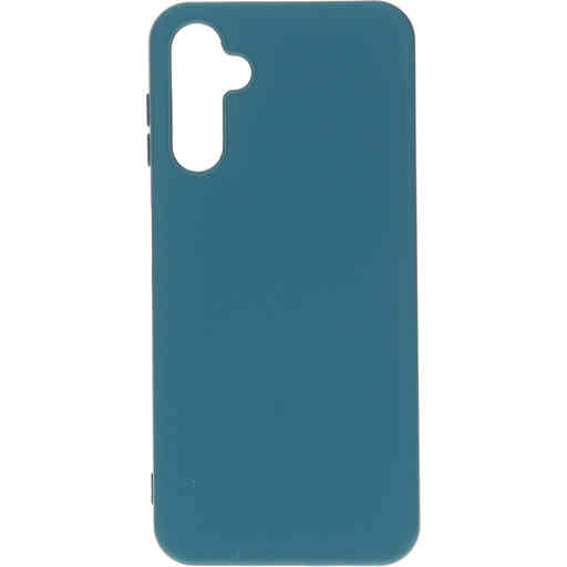 Mobiparts Silicone Cover Samsung Galaxy A14 4G/5G (2023) Blueberry Blue