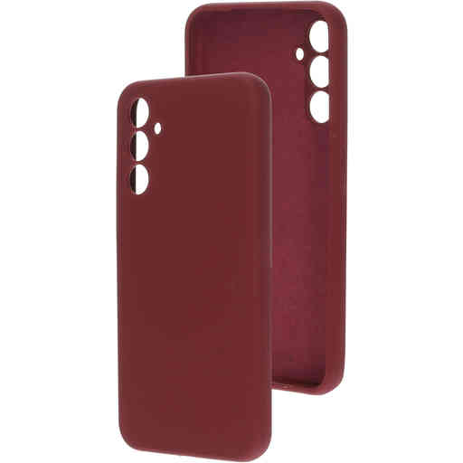 Mobiparts Silicone Cover Samsung Galaxy A34 5G (2023) Plum Red