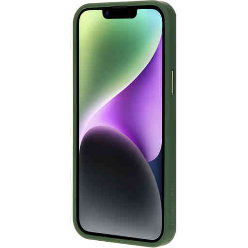 Mobiparts Hardcover Apple iPhone 14 Plus Satin Green (Magsafe Compatible)