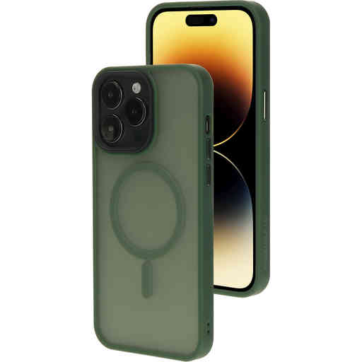 Mobiparts Hardcover Apple iPhone 14 Pro Max Satin Green  (Magsafe Compatible)