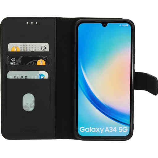 Mobiparts Leather 2 in 1 Wallet Case Samsung Galaxy A34 (2023) Black