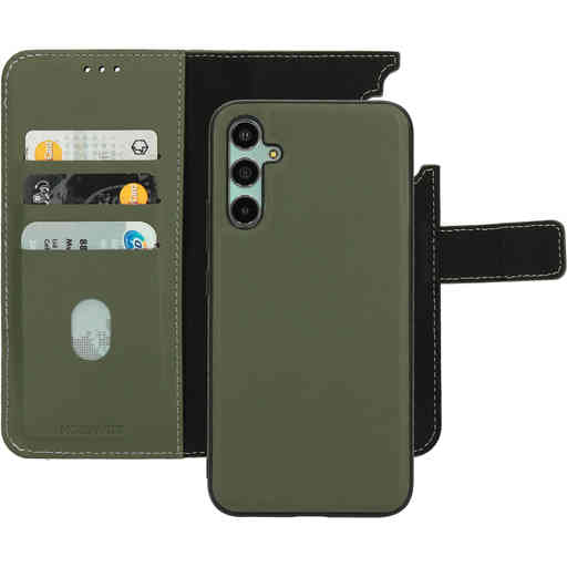 Mobiparts Leather 2 in 1 Wallet Case Samsung Galaxy A34 (2023) Green