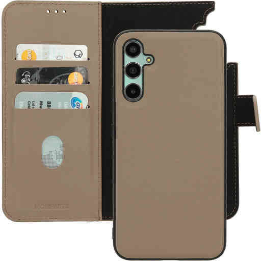 Mobiparts Leather 2 in 1 Wallet Case Samsung Galaxy A34 (2023) Taupe