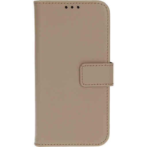 Mobiparts Leather 2 in 1 Wallet Case Apple iPhone 14 Pro Taupe