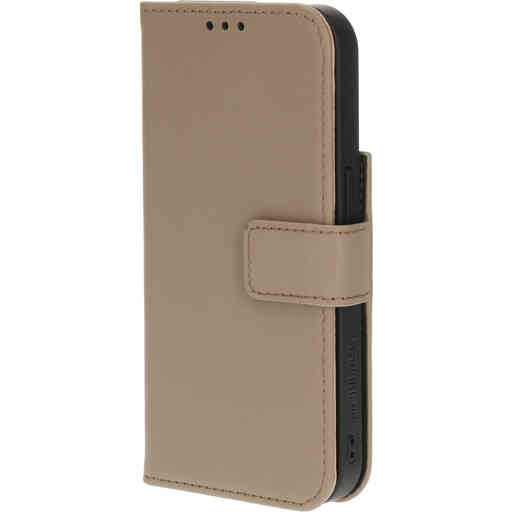 Mobiparts Leather 2 in 1 Wallet Case Apple iPhone 14 Pro Taupe