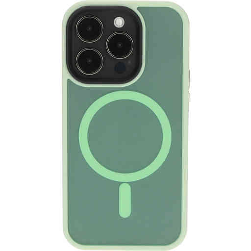 Mobiparts Hardcover Apple iPhone 14 Pro Satin Light Green Ltd Edition (Magsafe Compatible)