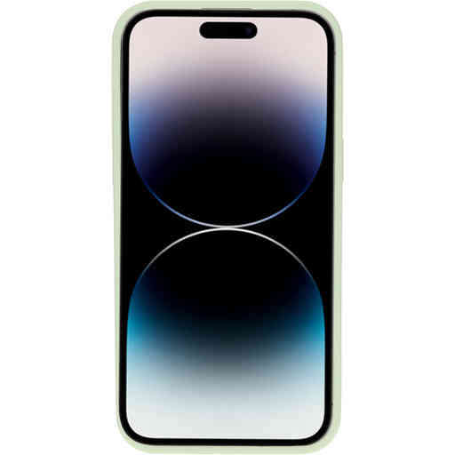 Mobiparts Hardcover Apple iPhone 14 Pro Max Satin Light Green Ltd Edition  (Magsafe Compatible)