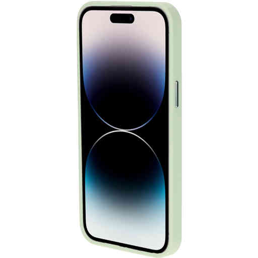 Mobiparts Hardcover Apple iPhone 14 Pro Max Satin Light Green Ltd Edition  (Magsafe Compatible)