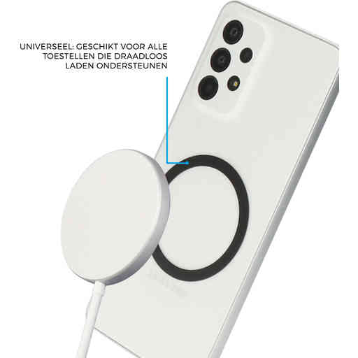 Mobiparts MagSafe compatible Ring Black (2pcs)