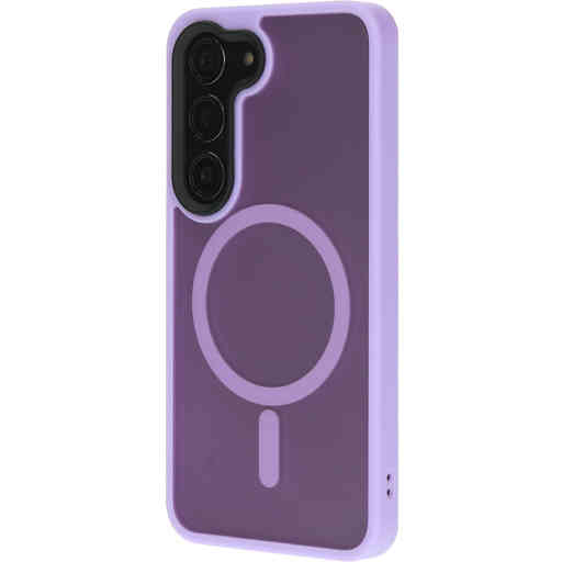 Mobiparts Hardcover Samsung Galaxy S23 Satin Lila (Magsafe Compatible)