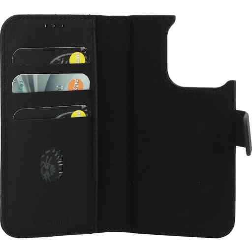 Mobiparts Leather 2 in 1 Wallet Case Apple iPhone 15 Pro Black