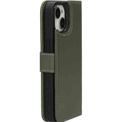 Mobiparts Leather 2 in 1 Wallet Case Apple iPhone 15/14 Green