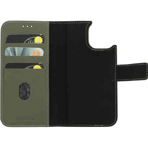 Mobiparts Leather 2 in 1 Wallet Case Apple iPhone 15/14 Green