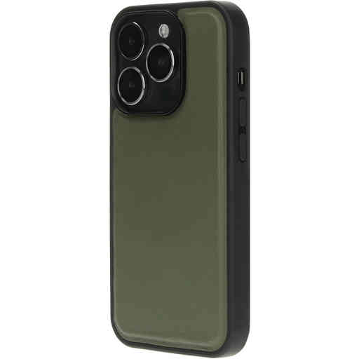 Mobiparts Leather 2 in 1 Wallet Case Apple iPhone 15 Pro Green