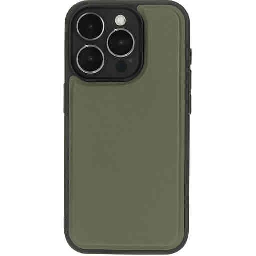 Mobiparts Leather 2 in 1 Wallet Case Apple iPhone 15 Pro Green