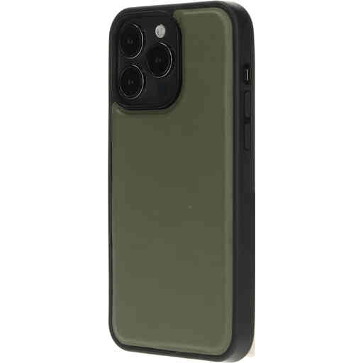 Mobiparts Leather 2 in 1 Wallet Case Apple iPhone 15 Pro Max Green