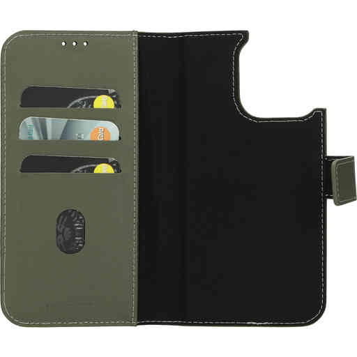 Mobiparts Leather 2 in 1 Wallet Case Apple iPhone 15 Pro Max Green