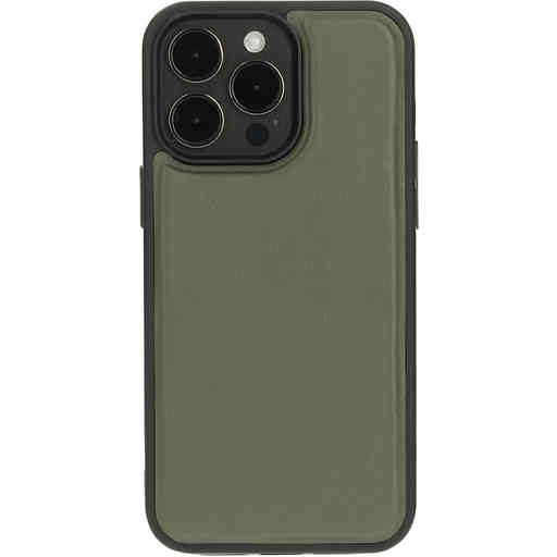 Mobiparts Leather 2 in 1 Wallet Case Apple iPhone 15 Pro Max Green