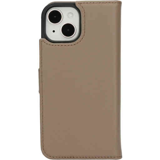 Mobiparts Leather 2 in 1 Wallet Case Apple iPhone 15/14 Taupe